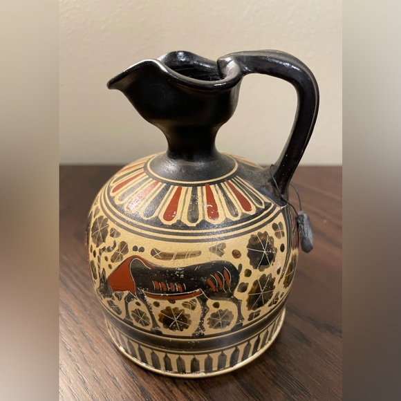 Vintage Museum Copy Ceramic Greek Vase - Picture 3 of 8